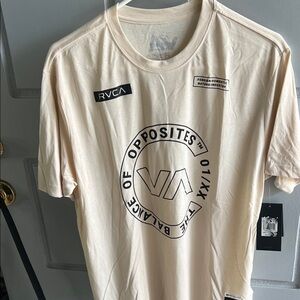RVCA Beige Graphic Tee